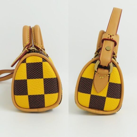 Louis Vuitton Pouch Damier Pop Mini Speedy M01694 Yellow - Gdhardware - Picture 4 of 10